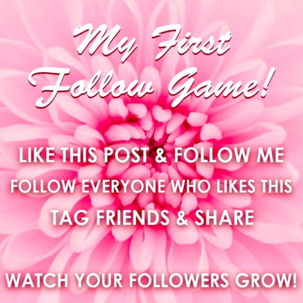 MY FIRST FOLLOW GAME!!